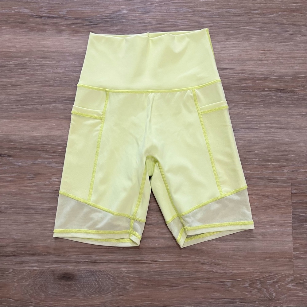 Aerie mesh detail biker shorts